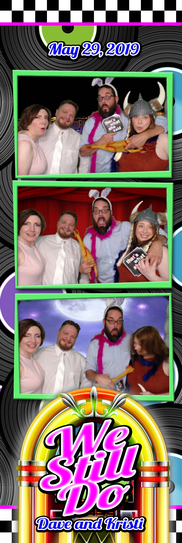 Dave and Kristi's Vow Renewal | View more photos from the event at gallery.photoboothbillings.com/u/PhotoBoothBillings/Dave-and-Kristis-Vow-Renewal